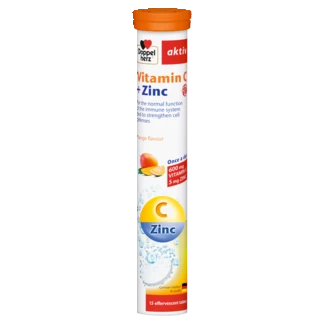 Doppelherz aktiv Vitamin C+ Zinc front view