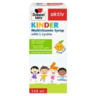 Doppelherz aktiv KINDER Multivitamin Syrup front view