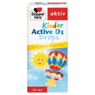 Doppelherz aktiv Kinder Active D3 Drops front view