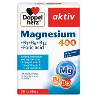 Doppelherz aktiv Magnesium 400 front view