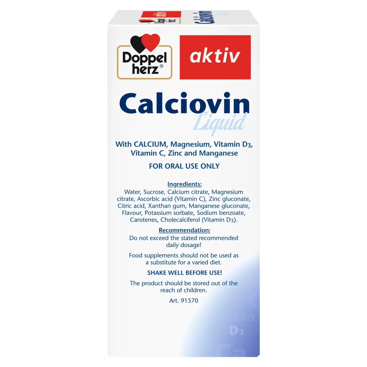 Doppelherz aktiv Calciovin side view left